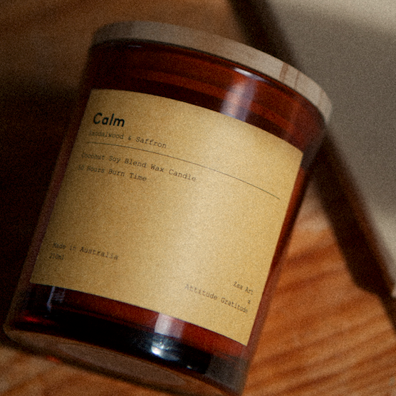 Zsa Art x Attitude Gratitude Candle